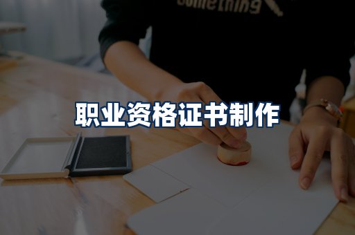 职业资格展示